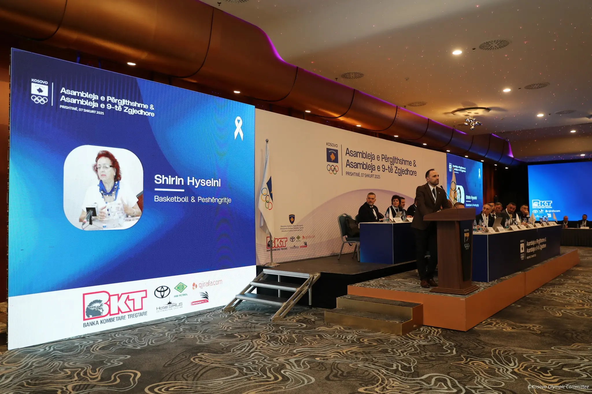 Komiteti Olimpik i Kosovës kujton kontribuuesit nga basketbolli